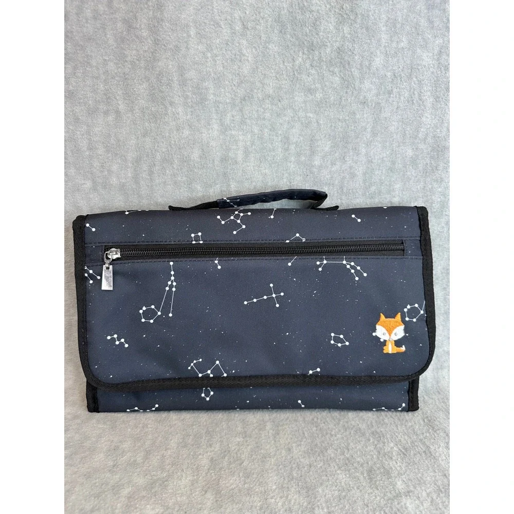 Lil Fox Portable Diaper Changing Pad Constellation Travel Clutch‎ Organizer Bag